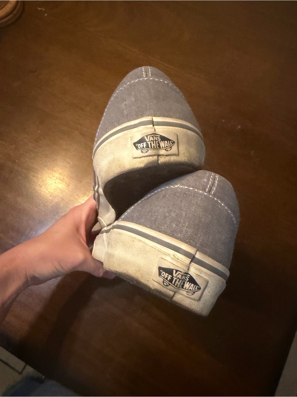 Vans Slip-On Canvas Loafers in Gray size 11.5 - Picture 8 of 14